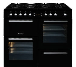 LEISURE  A La Carte 100 AL100F230K Dual Fuel Range Cooker - Black